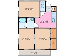 高茶屋駅 徒歩57分 1階の物件間取画像